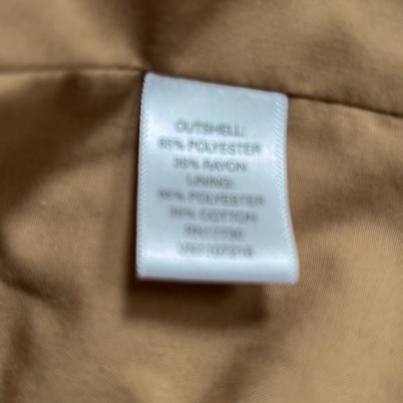 Isaac Mizrahi size 16 camel blazer classic blazer NWOT - Picture 9 of 12